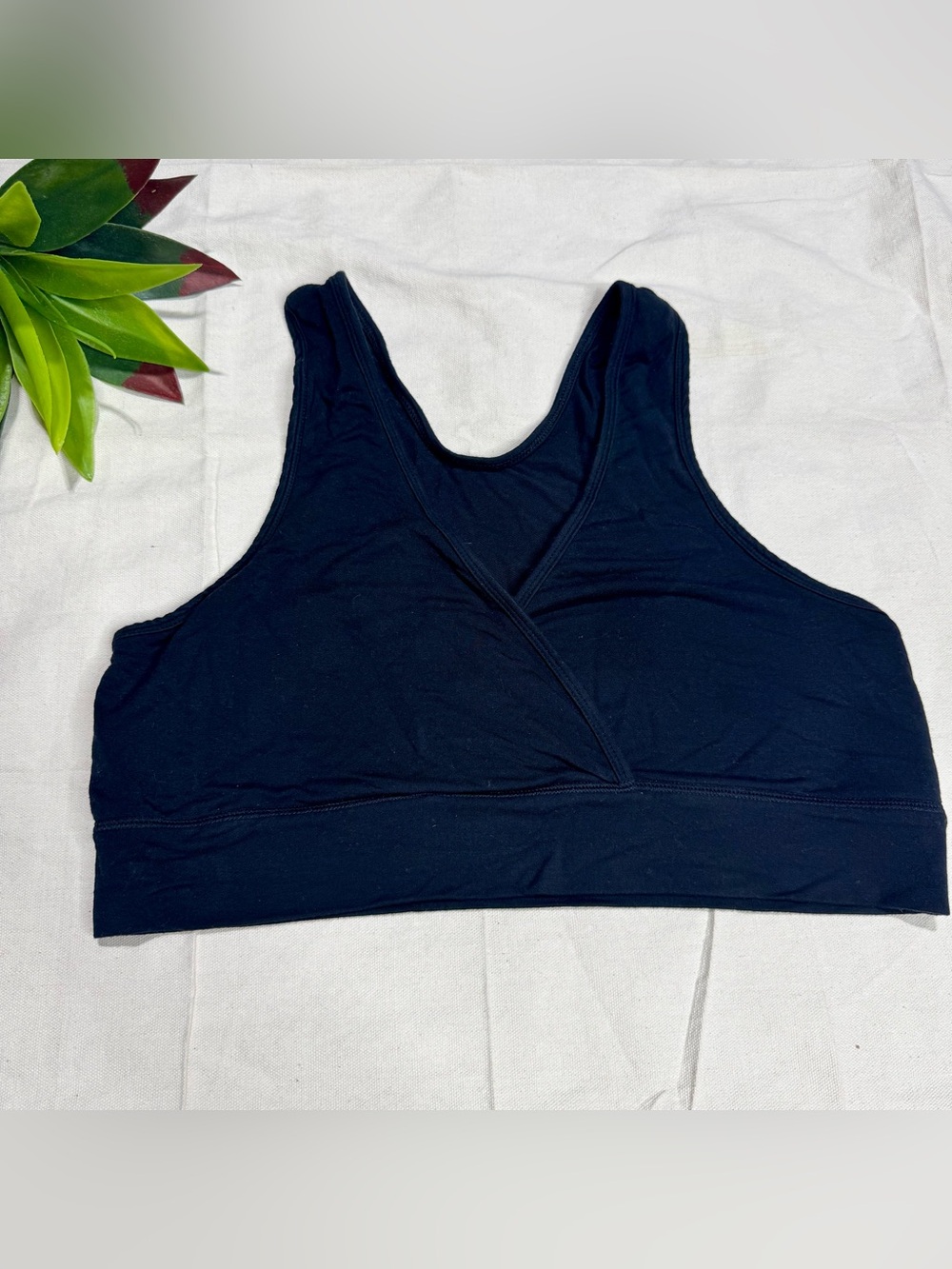 Kindred Bravely French Terry Nursing Sleep Bra Black XL - Picture 2 of 13